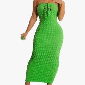 Sexy Slim Bubble Summer Dress - Long Dress | Size: M